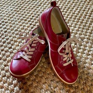 Red Ecco sneakers